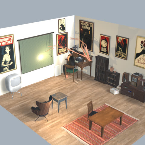 ActorCore animation, seated